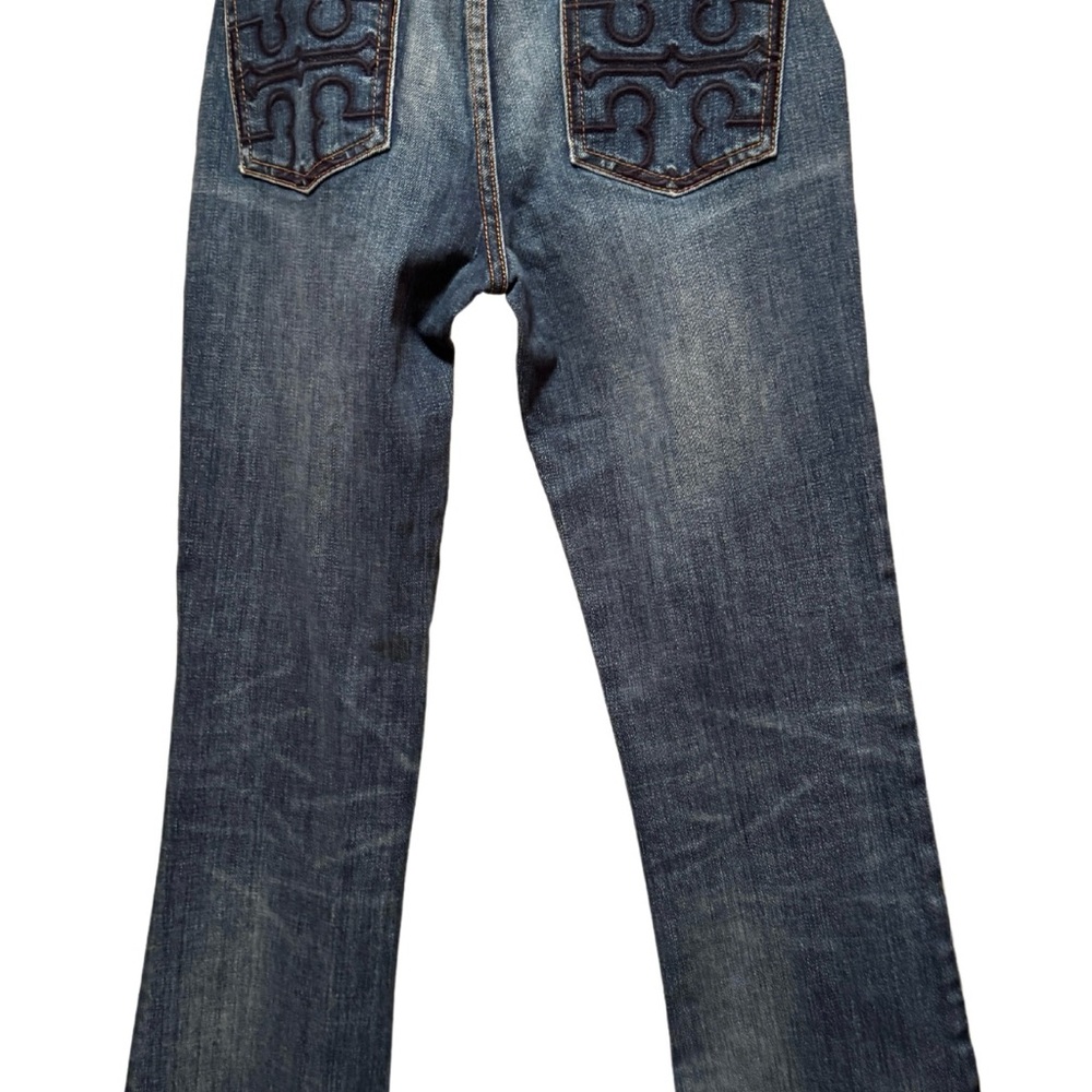 Tory Burch “classic Tory Boot” jeans Size 26